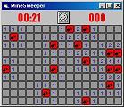 Minesweeper screen