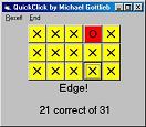 QuickClick 2 screen