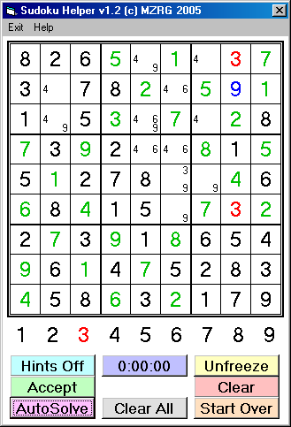 Sudoku Solver Help